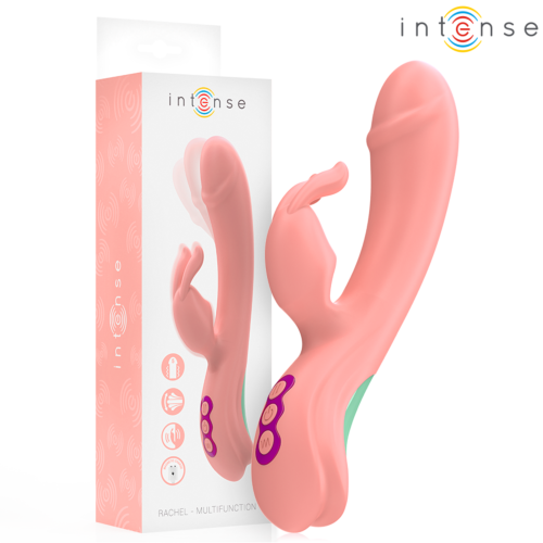 Rabbit Vibrator INTENSE RACHEL mit oszillierender Spitze