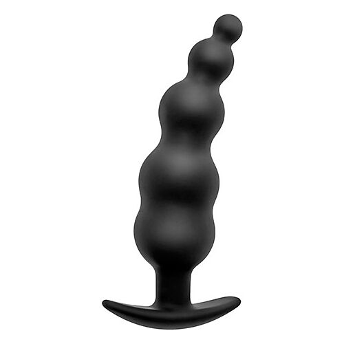 Anal Plug S Pleasures Vivid Black – graduelles Design für Einsteiger