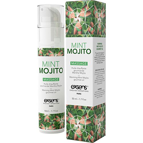 Massageöl Exsens Mint Mojito 50ml – Wärmendes Erlebnis