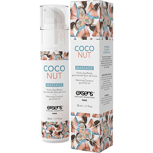 Massageöl Exsens Warming Gourmet Coconut 50 ml mit Wärmeeffekt