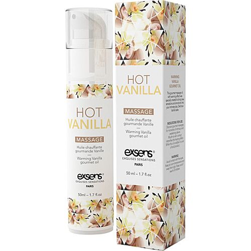 Massageöl Exsens Warming Gourmet Hot Vanilla mit Wärmeeffekt