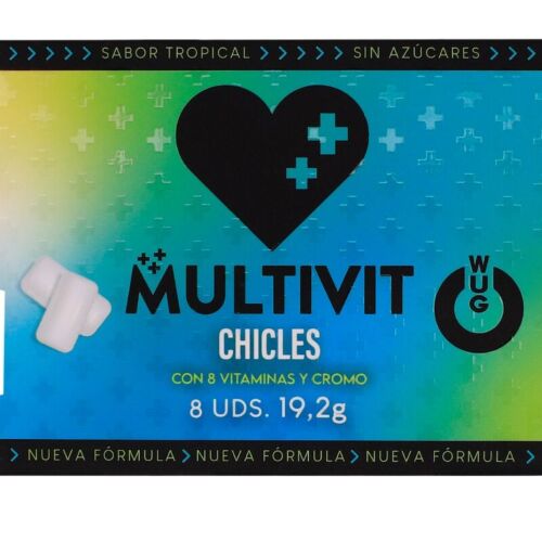 Kaugummi WUG GUM MULTIVIT - Funktionelles Lebensmittelergänzungsmittel