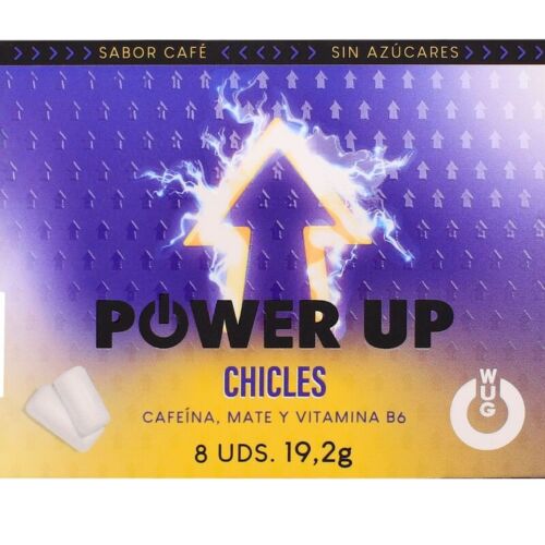 Kaugummi WUG GUM POWER UP mit Kaffeegeschmack