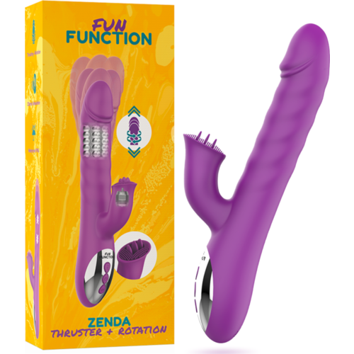 Vibrador Rabbit FUN FUNCTION ZENDA mit G-Punkt-Stimulation