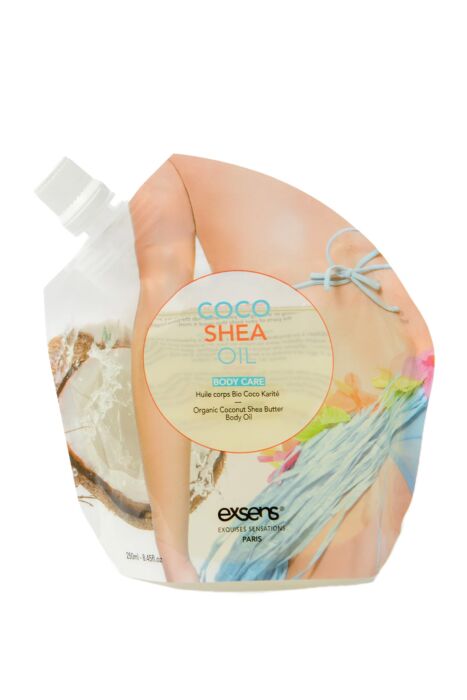 Coco Shea Butter Öl Exsens 250 ml mit zartem Kokosduft
