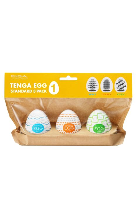 TENGA EGG STANDARD 3 PACK I TENGA EGG STANDARD 3 PACK I