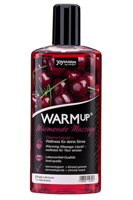 Massageöl JOYDIVISION WARMUP - Grüner Apfel mit Wärmeeffekt