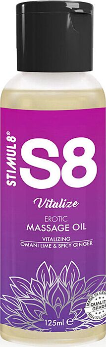 Massageöl STIMUL8 S8 Vitalize 125 ml Massageöl STIMUL8 S8 Vitalize 125 ml