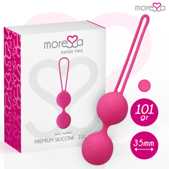 MORESSA - OSIAN TWO ENTRENAMIENTO SUELO PELVICO 101gr PREMIUM SILICONA MORESSA - OSIAN TWO ENTRENAMIENTO SUELO PELVICO 101gr PREMIUM SILICONA