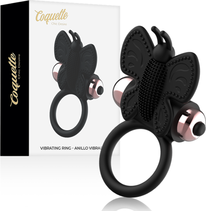 Anillo Mariposa Vibrador Gold Flutter