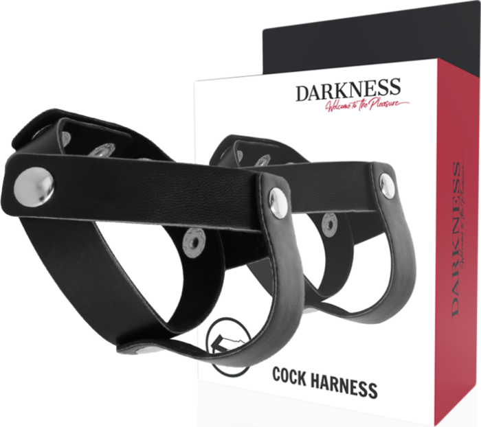 Anillo de Piel DARKNESS - Ajustable para Pene y Testículos Anillo de Piel DARKNESS - Ajustable para Pene y Testículos