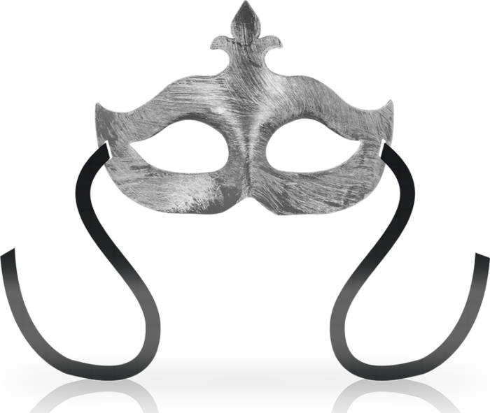 Antifaz Flor de Lis Plata - Luz de Luna Antifaz Flor de Lis Plata - Luz de Luna