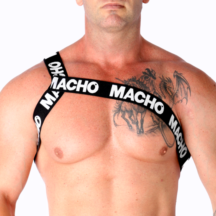 Arnés Romano Blanco MACHO L/XL - Estilo y Comodidad