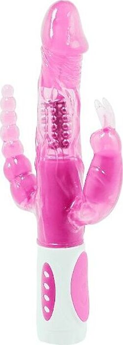 Baile pretty bunny triple vibrador rotador