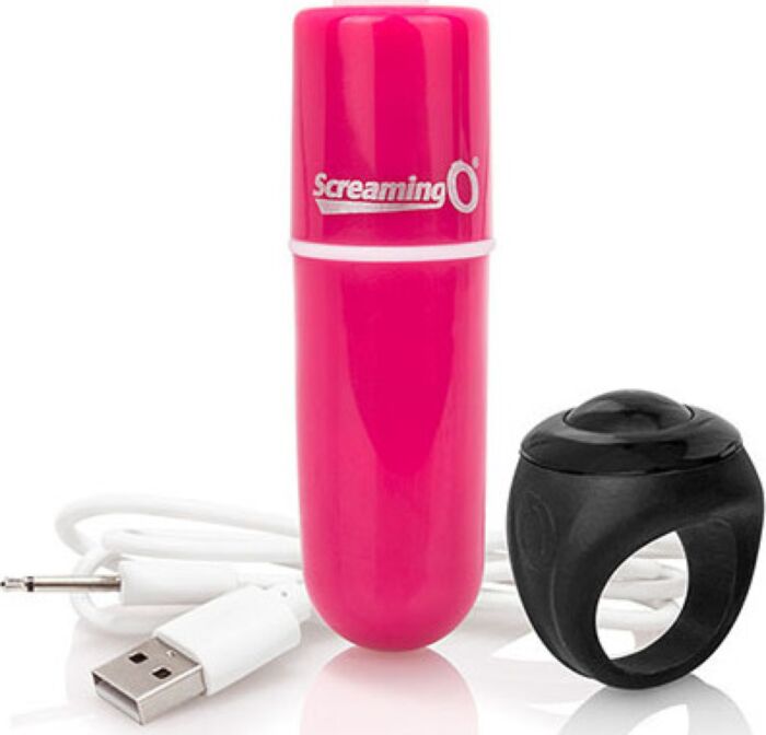 Mini-Bullet Screaming O Charged Vooom mit Fernbedienung