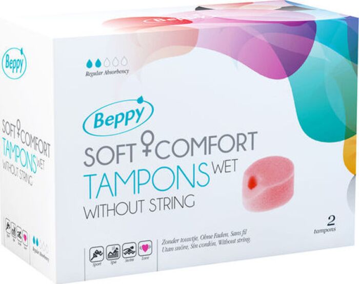 Beppy tampones lubricados 2 uds Beppy tampones lubricados 2 uds