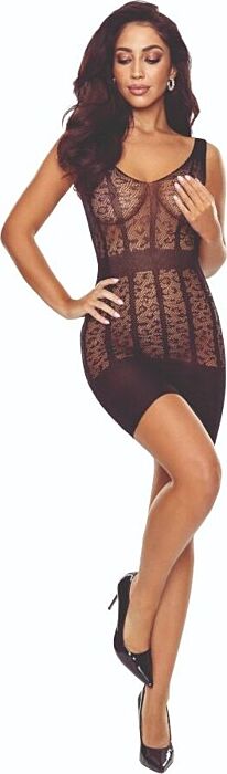 Bodystocking Encaje Negro Passion Woman Elegante Bodystocking Encaje Negro Passion Woman Elegante