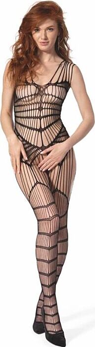 Bodystocking Passion BS 102 Negro Sexy y Elegante Bodystocking Passion BS 102 Negro Sexy y Elegante