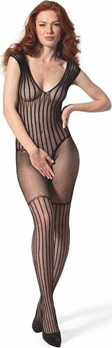 Bodystocking PASSION BS 103 Negro Sensualidad Total