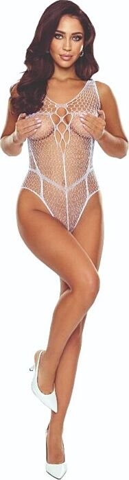 Bodystocking PASSION BS114 Blanco - Sensualidad Única Bodystocking PASSION BS114 Blanco - Sensualidad Única