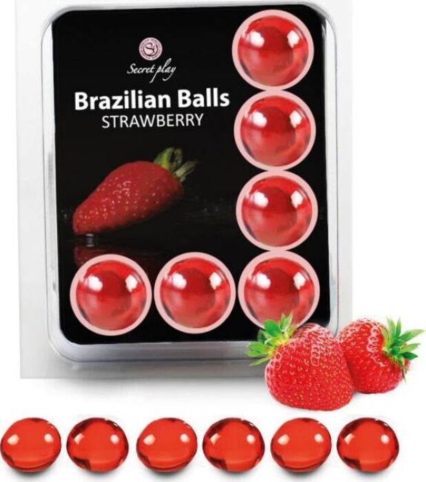 Brazilian Balls SECRETPLAY - Set mit Erdbeerduft Brazilian Balls SECRETPLAY - Set mit Erdbeerduft
