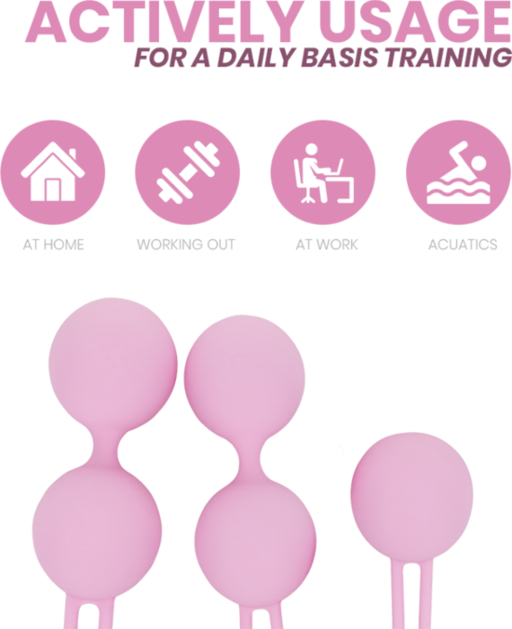 Bolas Silicona INTIMICHIC Pelvis Health II für Beckenbodenstärkung