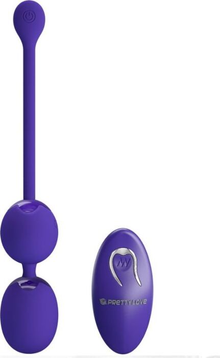 Bolas Vibrantes Control Remoto Violeta Love