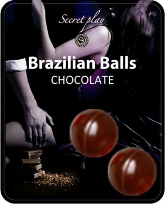 Brazilian balls aroma chocolate con avellanas 2 bolas