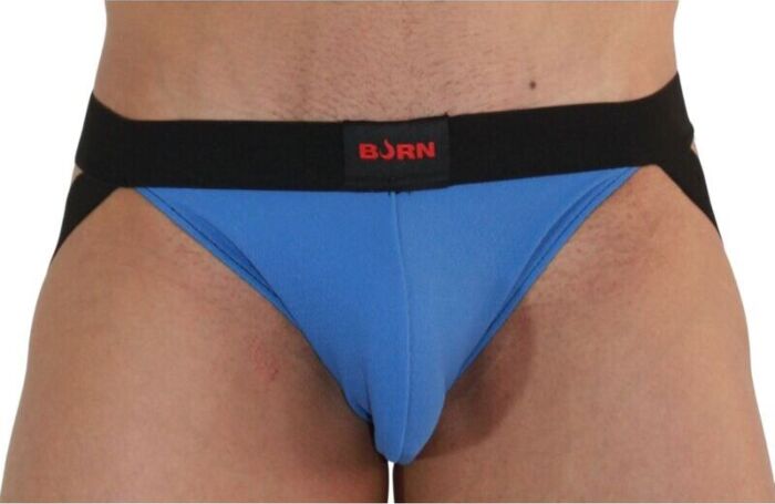 Jockstraps BURN - 008 JOCK AZUL / NEGRO mit elegante Transparenzen Jockstraps BURN - 008 JOCK AZUL / NEGRO mit elegante Transparenzen