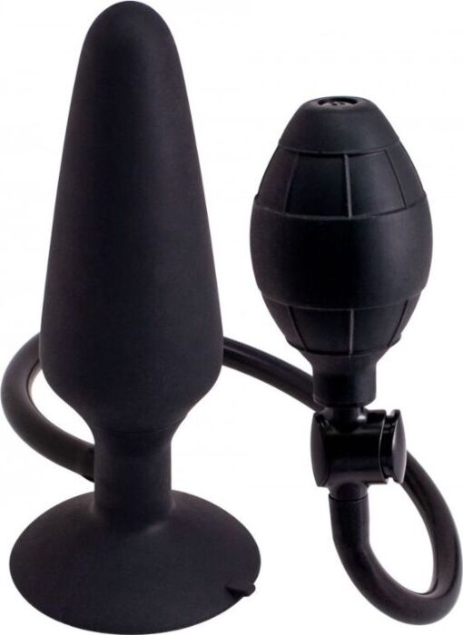 Butt plug hinchable l - negro
