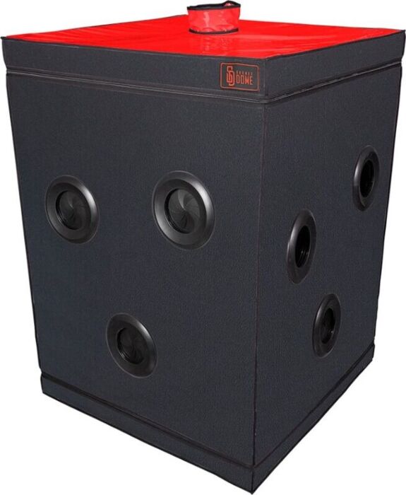 Cabina BDSM Secret Dome Scandale Negro & Rojo