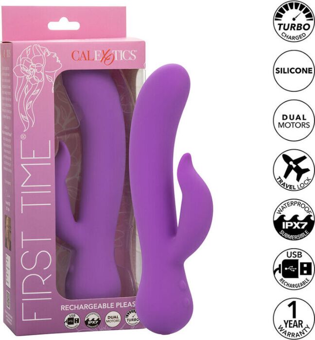 CALEXOTICS - FIRST TIME VIBRADOR COMPLACIENTE RECARGABLE MOR
