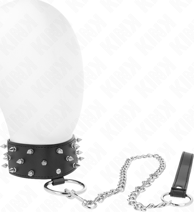 Collar con Correa KINK Ajustable con Tachuelas Collar con Correa KINK Ajustable con Tachuelas