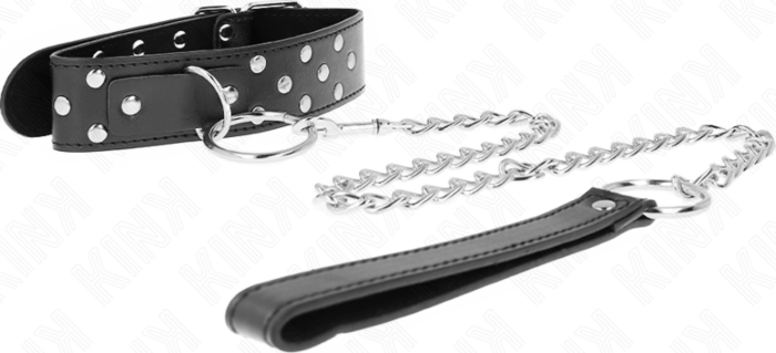 Collar KINK con Correa Ajustable Negro 65 cm Collar KINK con Correa Ajustable Negro 65 cm