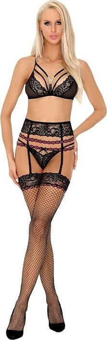 Dessous-Set LIVCO CORSETTI Snehana LC 90443 mit Strumpfgürtel Dessous-Set LIVCO CORSETTI Snehana LC 90443 mit Strumpfgürtel