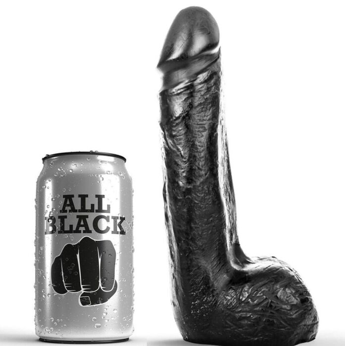 Dildo all black suave 20 cm Dildo all black suave 20 cm