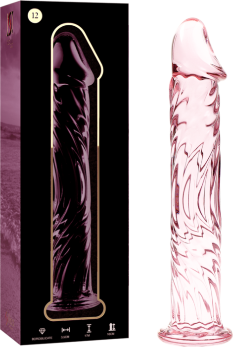 Dildo Cristal Rosado Nebuloso Dildo Cristal Rosado Nebuloso