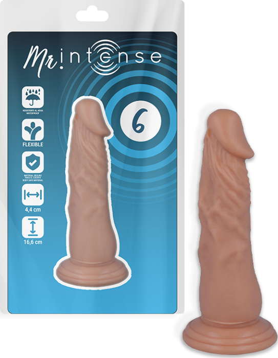 Dildo MR. INTENSE 6 - 16.6 cm realistisch und flexibel