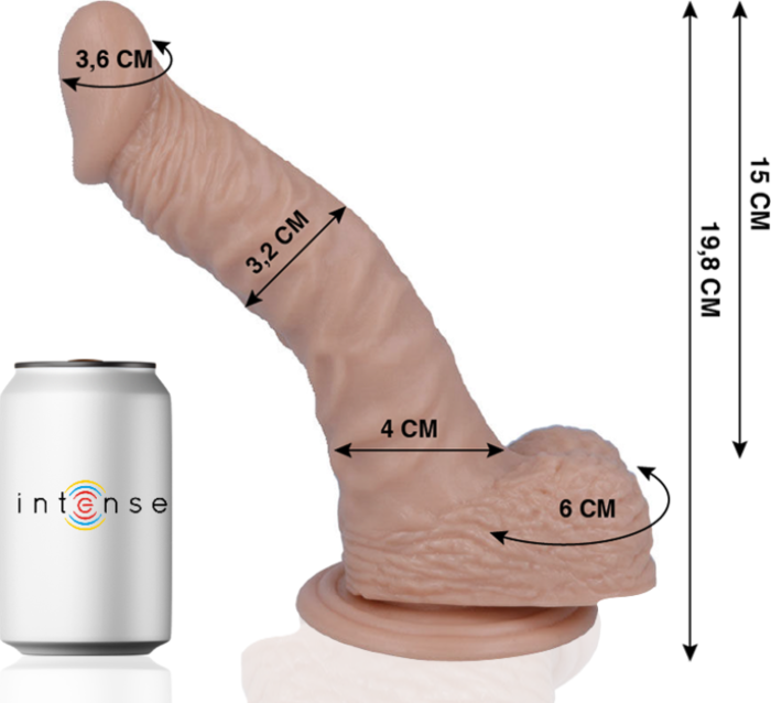 Dildo MR. INTENSE 18 - realistischer Penis mit Ventosa