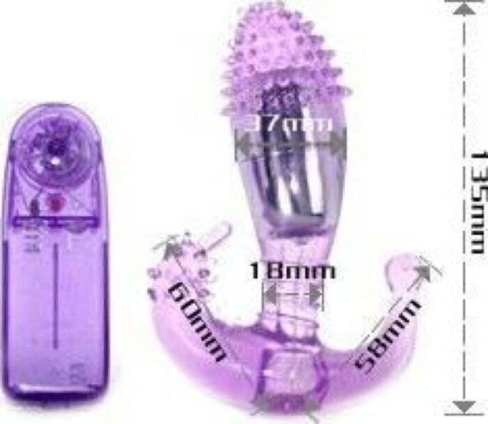 Estimulador Baile Lila con Vibración Única Estimulador Baile Lila con Vibración Única