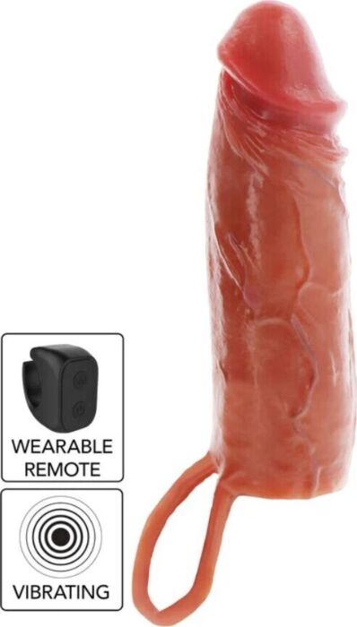 Funda Vibradora Get Real Caramelo 16 cm - Silicona Funda Vibradora Get Real Caramelo 16 cm - Silicona