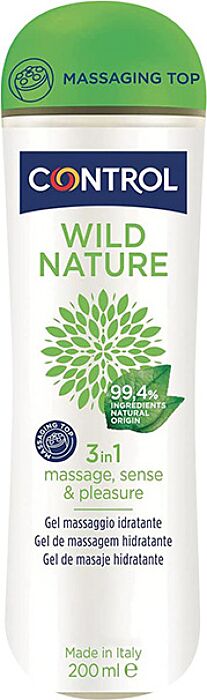 Gel de masaje 3 en 1 CONTROL Wild Nature