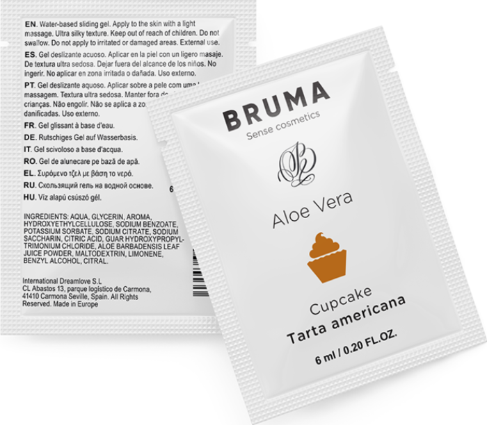 Gel Deslizante BRUMA 6 ML Sabor Tarta Americana Gel Deslizante BRUMA 6 ML Sabor Tarta Americana