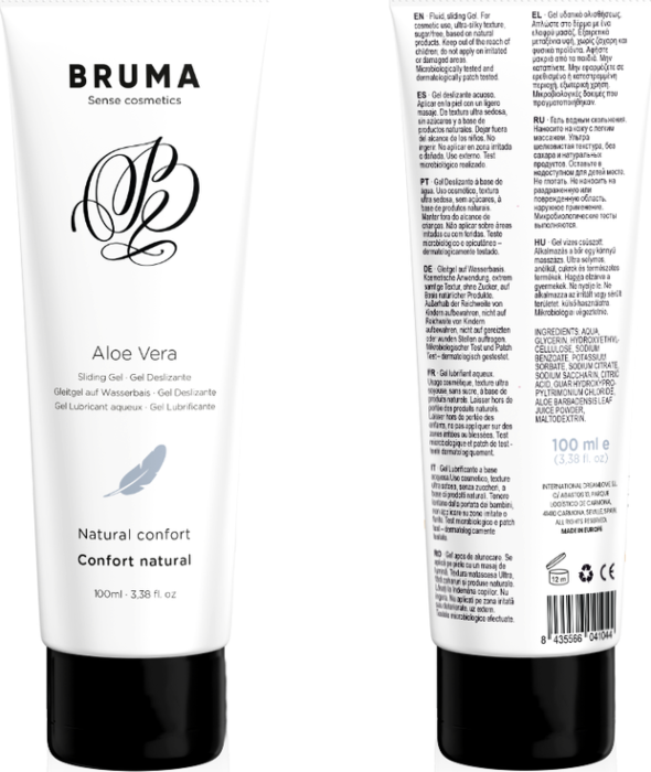 Gel Deslizante BRUMA Aloe Vera Suave y Natural Gel Deslizante BRUMA Aloe Vera Suave y Natural