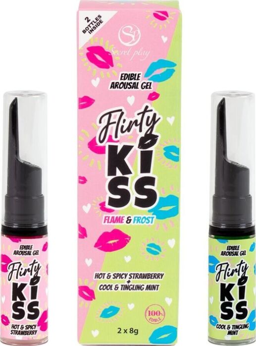 Gel Erótico Secretplay Flirty Kiss Fresa & Menta