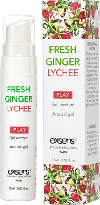 Gel Fresh Ginger Litchi Arousal Gel 15 ml. Gel Fresh Ginger Litchi Arousal Gel 15 ml.