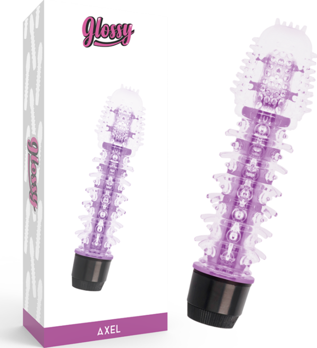 Glossy axel vibrador lila