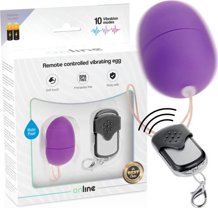 Huevo Vibrador Control Remoto Lila Sensual Huevo Vibrador Control Remoto Lila Sensual