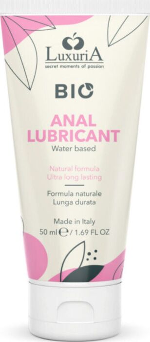 Intimateline - luxuria bio lubricante anal base agua 50 ml