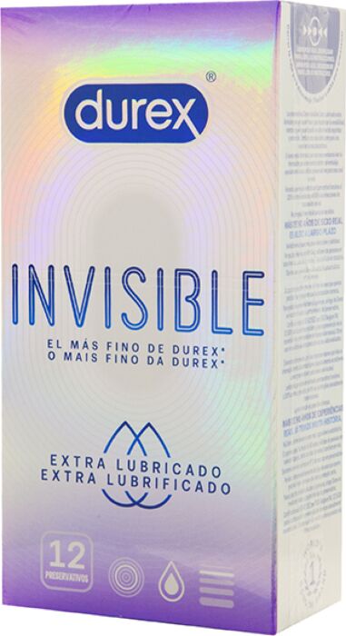 Invisible Extra Lubricado 12 Uds.